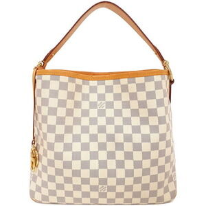 Louis Vuitton Damier Azur White Delightful Semi Shoulder Bag